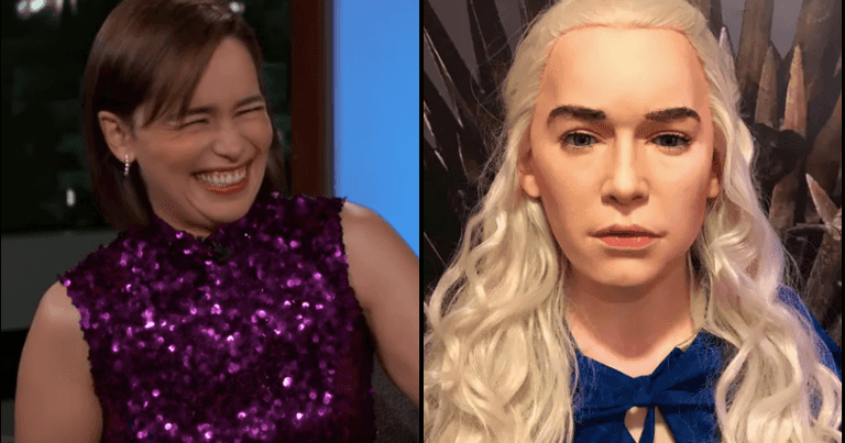 Emilia Clarke discusses that Daenerys Targaryen waxwork from Dublin museum Emilia Clarke discusses that Daenerys Targaryen waxwork from Dublin museum