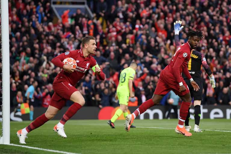 Liverpool fans loved Jordan Henderson singing along with ‘You’ll Never Walk Alone’ Liverpool fans loved Jordan Henderson singing along with ‘You’ll Never Walk Alone’