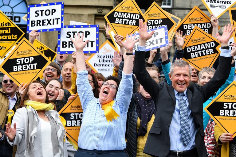 Remain Lib Dems surge ahead in YouGov general election poll Remain Lib Dems surge ahead in YouGov general election poll