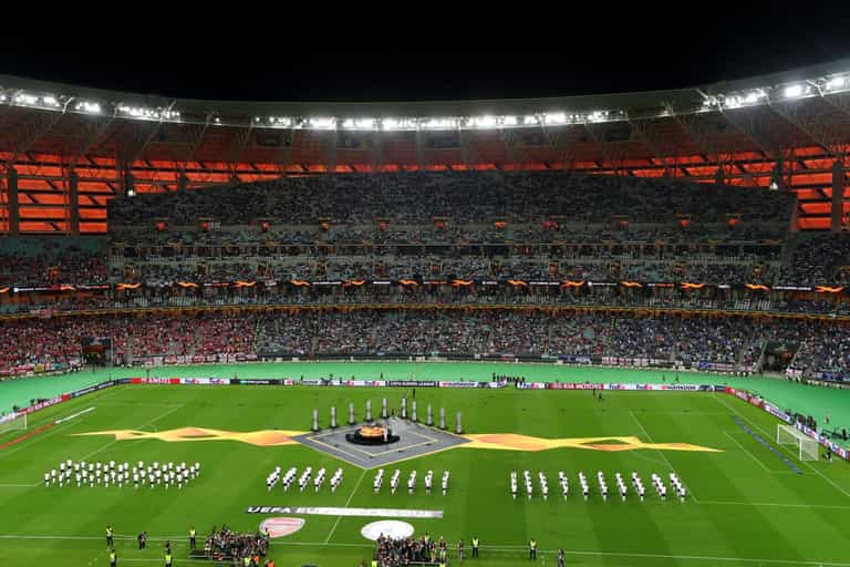 Arsenal and Chelsea fans were fuming at the broadcast angle for the Europa League final Arsenal and Chelsea fans were fuming at the broadcast angle for the Europa League final