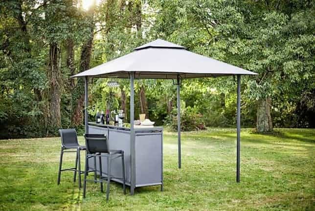 Argos is selling a gazebo with a built-in bar for a bargain price Argos is selling a gazebo with a built-in bar for a bargain price