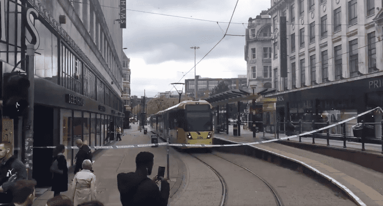 Man detained after suspicious package reported in Manchester Man detained after suspicious package reported in Manchester