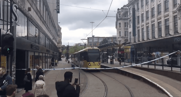 Man detained after suspicious package reported in Manchester Man detained after suspicious package reported in Manchester