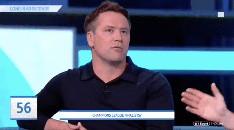 Michael Owen predicts a Liverpool-Barcelona Champions League final because he’s Michael Owen Michael Owen predicts a Liverpool-Barcelona Champions League final because he’s Michael Owen