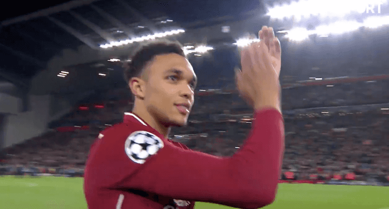 Trent Alexander-Arnold scenes when everyone else left Anfield pitch were special Trent Alexander-Arnold scenes when everyone else left Anfield pitch were special