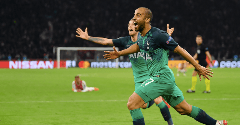 Lucas Moura breaks down in tears after being shown his last minute goal Lucas Moura breaks down in tears after being shown his last minute goal