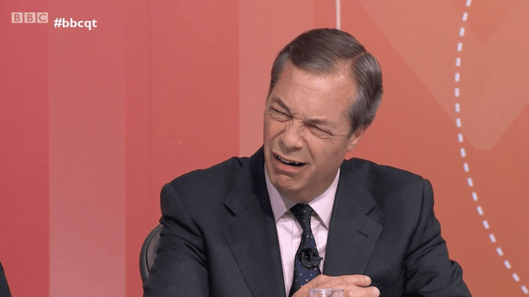 Nigel Farage tells Question Time Leave was a vote for no deal, not Norway, despite video of him arguing opposite Nigel Farage tells Question Time Leave was a vote for no deal, not Norway, despite video of him arguing opposite