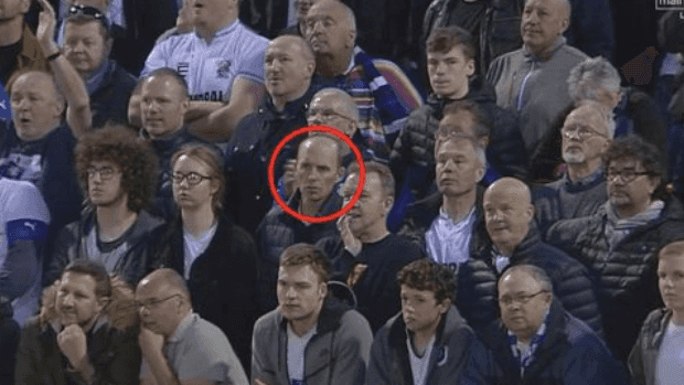 Mike Reilly celebrates like no one’s watching during Tranmere playoff win Mike Reilly celebrates like no one’s watching during Tranmere playoff win