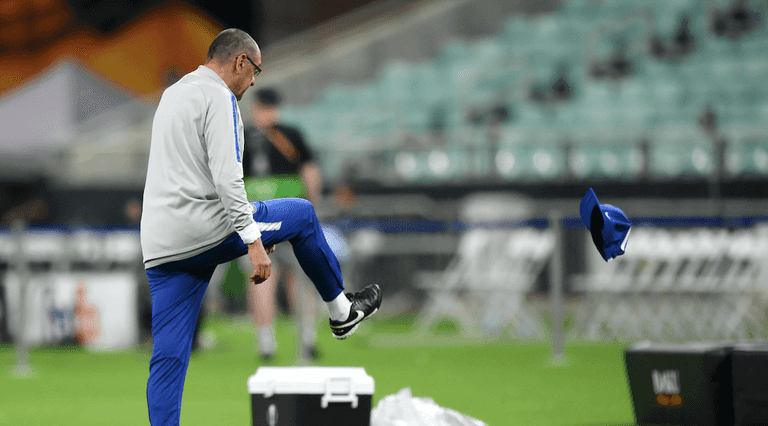 Cesc Fabregas explains why Maurizio Sarri stormed off before Europa League final Cesc Fabregas explains why Maurizio Sarri stormed off before Europa League final