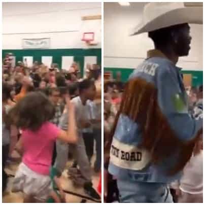 WATCH: Rapper Lil Nas X performs ‘Old Town Road’ at primary school in the most wholesome video you’ll see today WATCH: Rapper Lil Nas X performs ‘Old Town Road’ at primary school in the most wholesome video you’ll see today