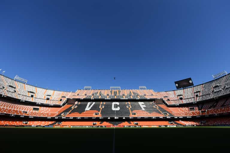 Valencia erect statue of blind fan in his seat to honour his memory Valencia erect statue of blind fan in his seat to honour his memory