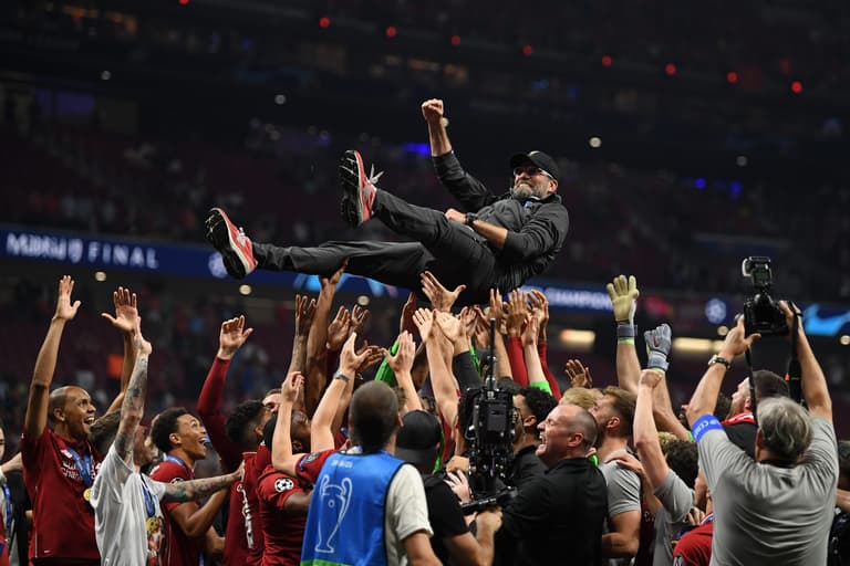 Jurgen Klopp says he’s ‘half pissed’ in Champions League final interview Jurgen Klopp says he’s ‘half pissed’ in Champions League final interview