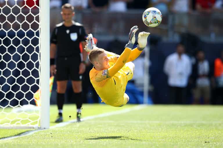 Jordan Pickford the hero as England take Nations League third place on penalties Jordan Pickford the hero as England take Nations League third place on penalties