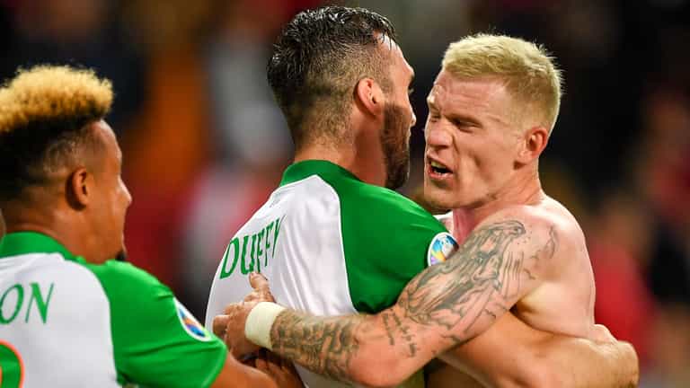James McClean hits back at Danes after pre-match comments James McClean hits back at Danes after pre-match comments