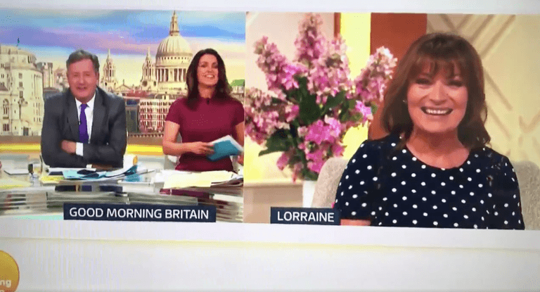 Lorraine Kelly completely pars former colleague Esther McVey live on TV Lorraine Kelly completely pars former colleague Esther McVey live on TV