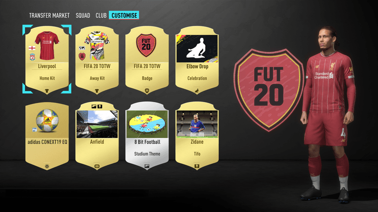 Customisation leads the way in new additions to FIFA 20’s FUT Customisation leads the way in new additions to FIFA 20’s FUT