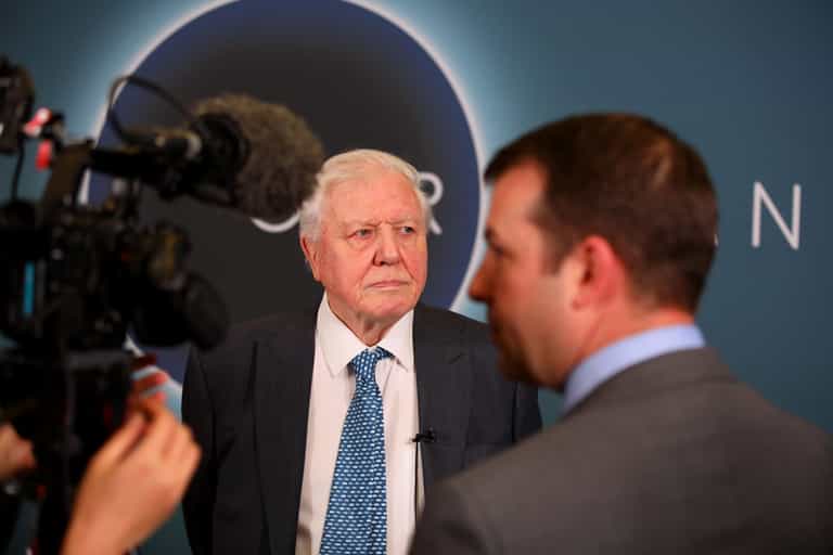 David Attenborough delivers stark warning to parliament about the climate crisis David Attenborough delivers stark warning to parliament about the climate crisis
