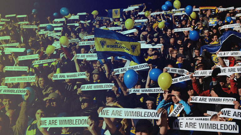 AFC Wimbledon’s homecoming offers hope to clubs threatened by extinction AFC Wimbledon’s homecoming offers hope to clubs threatened by extinction