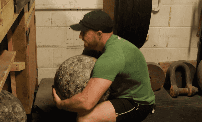Lifting atlas stones with a top British strongman Lifting atlas stones with a top British strongman