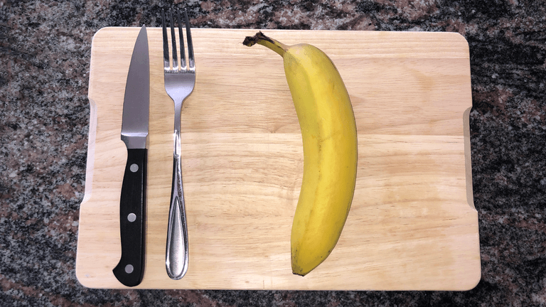 The Queen eats bananas with a fork, so I tried it The Queen eats bananas with a fork, so I tried it