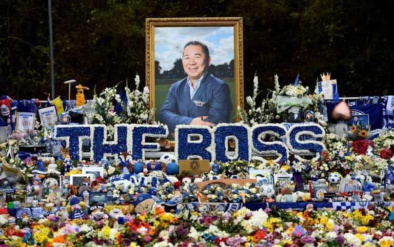 Leicester fans pay tribute to Vichai Srivaddhanaprabha, a year on from his death Leicester fans pay tribute to Vichai Srivaddhanaprabha, a year on from his death