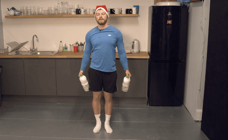 Workout at home this Christmas with these five easy exercises Workout at home this Christmas with these five easy exercises