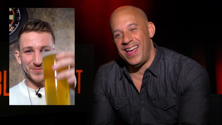 Having a pint with Vin Diesel over Skype Having a pint with Vin Diesel over Skype