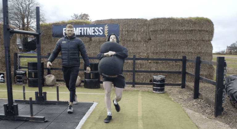 Brutal farm workout will push you to your limits Brutal farm workout will push you to your limits