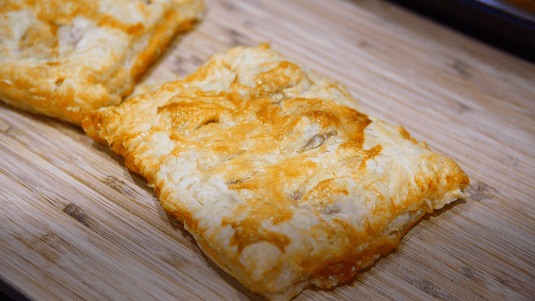 How to make a Greggs Sausage, Bean & Cheese Melt at home How to make a Greggs Sausage, Bean & Cheese Melt at home