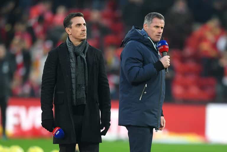 Carragher and Neville on Roy Keane texts they get during live shows Carragher and Neville on Roy Keane texts they get during live shows
