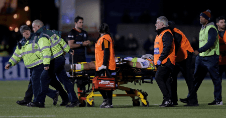 Rugby player who broke neck in January is back sprinting in training Rugby player who broke neck in January is back sprinting in training