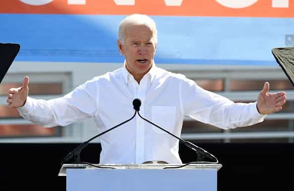 Joe Biden says Donald Trump has a problem with “strong women” Joe Biden says Donald Trump has a problem with “strong women”