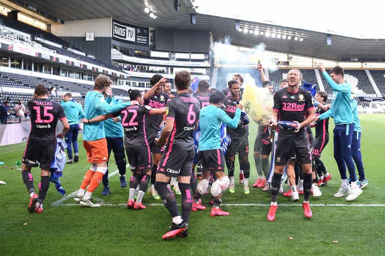 Leeds United charged by FA over promotion celebration Leeds United charged by FA over promotion celebration