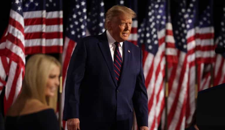 Donald Trump accepts Republican nomination in deranged White House speech Donald Trump accepts Republican nomination in deranged White House speech