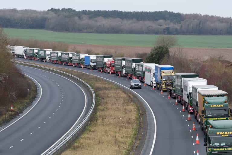 Brexit: Lorries will need permit to enter Kent from January Brexit: Lorries will need permit to enter Kent from January
