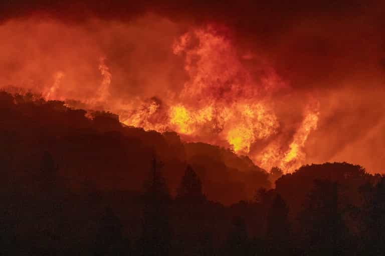 Images lay bare the devastation of wildfires blazing across California Images lay bare the devastation of wildfires blazing across California