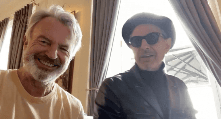 Watch Jeff Goldblum and Sam Neill sing a duet on location for Jurassic World 3 Watch Jeff Goldblum and Sam Neill sing a duet on location for Jurassic World 3