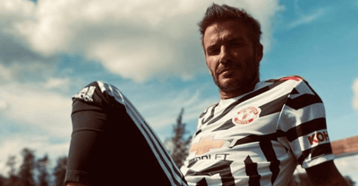 David Beckham seems to have confirmed the new Man Utd third kit David Beckham seems to have confirmed the new Man Utd third kit