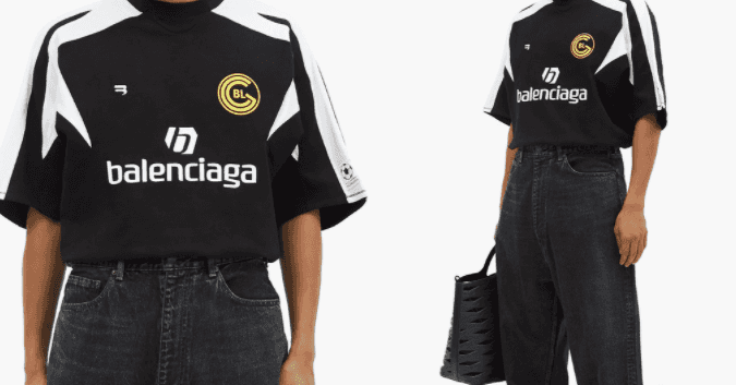 Balenciaga have released a ‘high-end’ fashionable football top for $780 Balenciaga have released a ‘high-end’ fashionable football top for $780