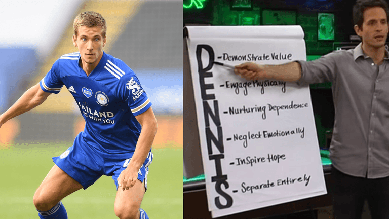 Leicester tweet hilarious Always Sunny inspired praise for Dennis Praet Leicester tweet hilarious Always Sunny inspired praise for Dennis Praet