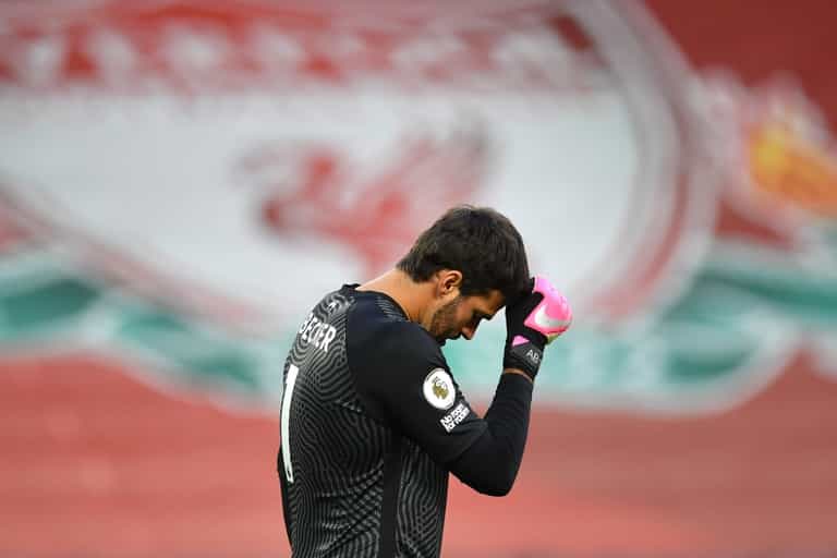 Liverpool dealt blow as Alisson Becker injured in training Liverpool dealt blow as Alisson Becker injured in training