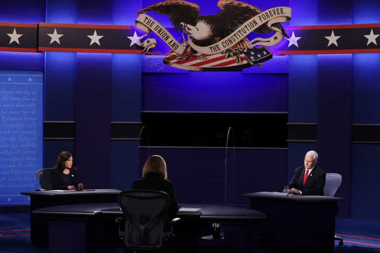 Kamala Harris tears into Trump and Pence’s Covid response in vice-presidential debate Kamala Harris tears into Trump and Pence’s Covid response in vice-presidential debate