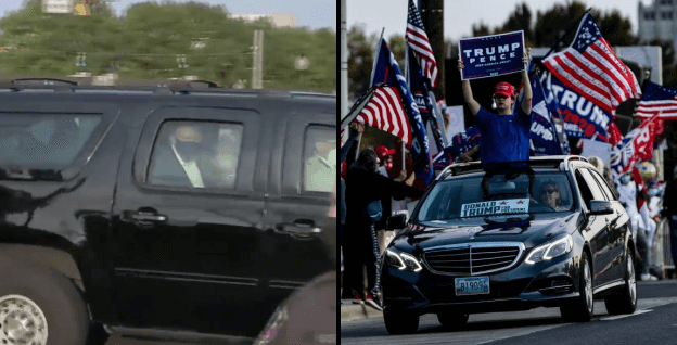 Donald Trump’s drive-by greeting of supporters described as “insanity” by hospital doctor Donald Trump’s drive-by greeting of supporters described as “insanity” by hospital doctor