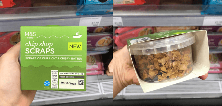 Marks and Spencer mocked for selling ‘gentrified’ chip shop scraps Marks and Spencer mocked for selling ‘gentrified’ chip shop scraps