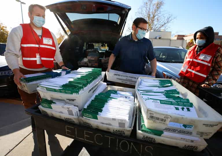 US postal worker admits making up claims of voter fraud US postal worker admits making up claims of voter fraud