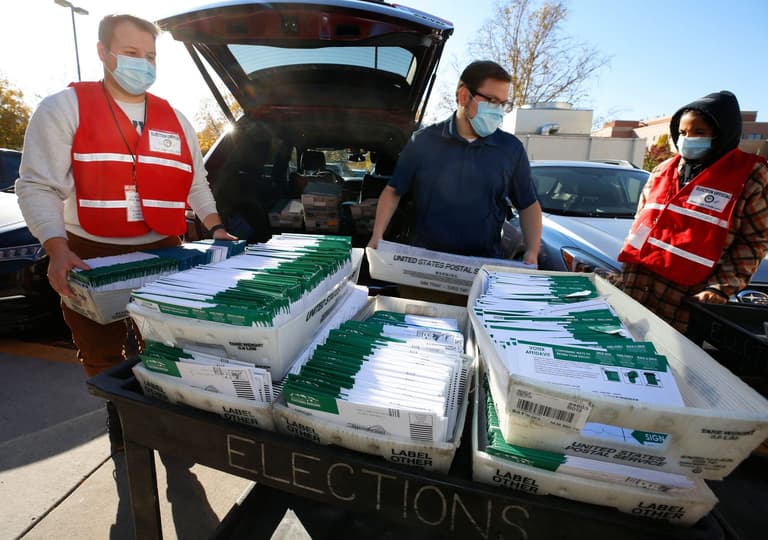 US postal worker admits making up claims of voter fraud US postal worker admits making up claims of voter fraud