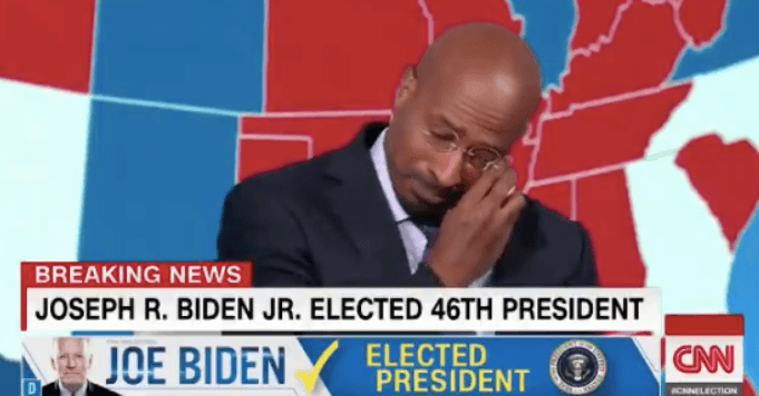 News host breaks down with emotional speech following Joe Biden’s victory News host breaks down with emotional speech following Joe Biden’s victory