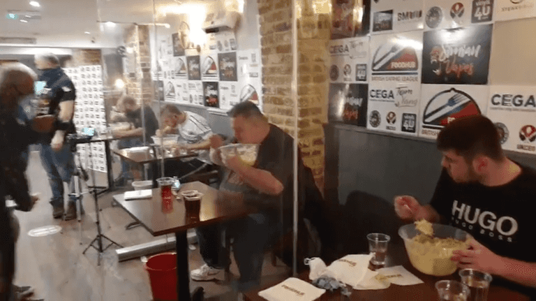 Stockton pub landlord hosts lockdown eating contest, claiming it’s an ‘elite’ sport Stockton pub landlord hosts lockdown eating contest, claiming it’s an ‘elite’ sport