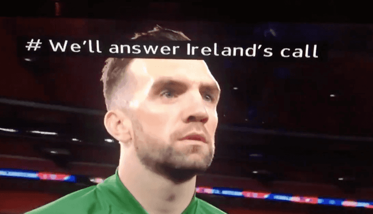 Ireland fans left furious by ITV’s national anthem error Ireland fans left furious by ITV’s national anthem error