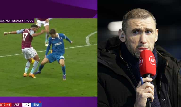 Martin Keown outraged as VAR reverses last gasp Aston Villa penalty Martin Keown outraged as VAR reverses last gasp Aston Villa penalty